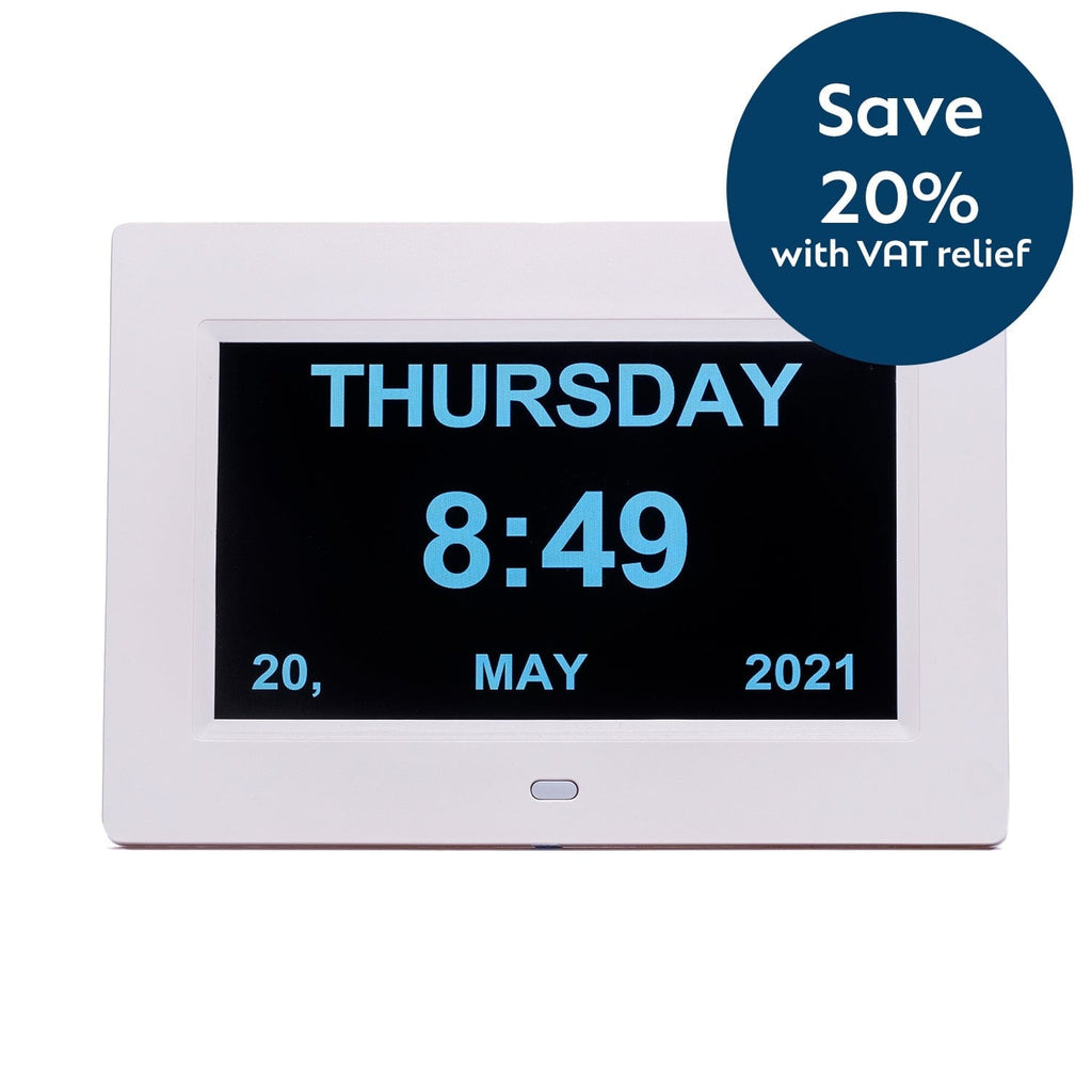Ravencourt Living daily living aids 2 in 1 Dementia Day Clock - VAT Free
