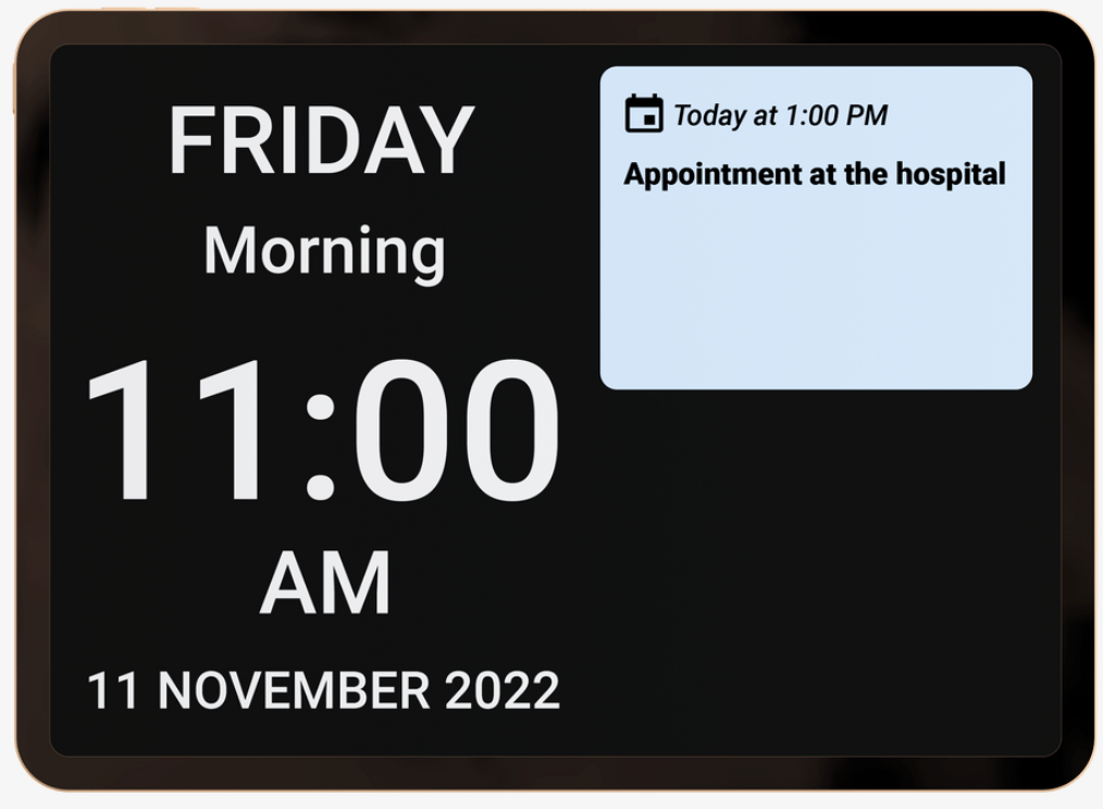 Ravencourt electronics The Idem Digital Dementia Clock