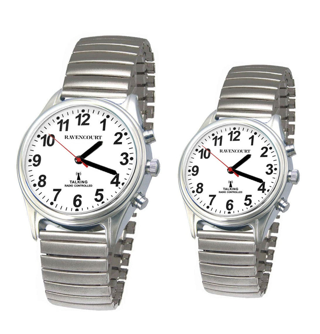 Radio Controlled Talking Analogue Watch - Expanding Strap - Story & Sons
