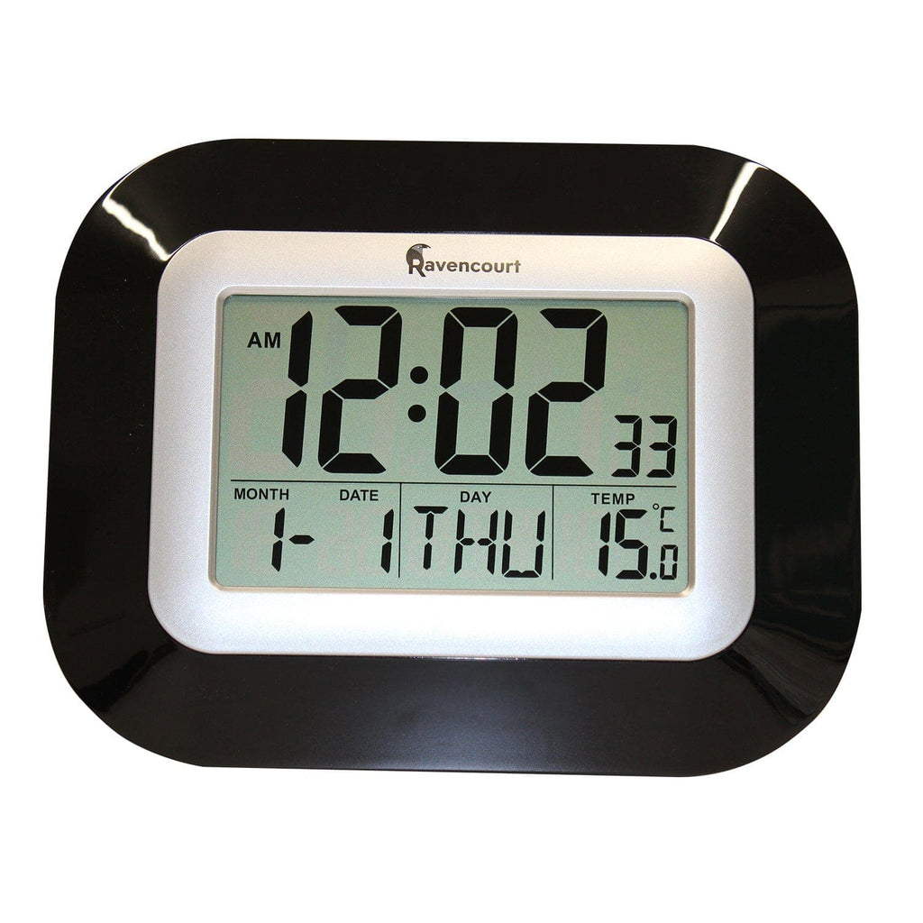 Ravencourt Radio Controlled Digital Clock