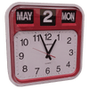 Ravencourt Red Large Calendar Flip Clock