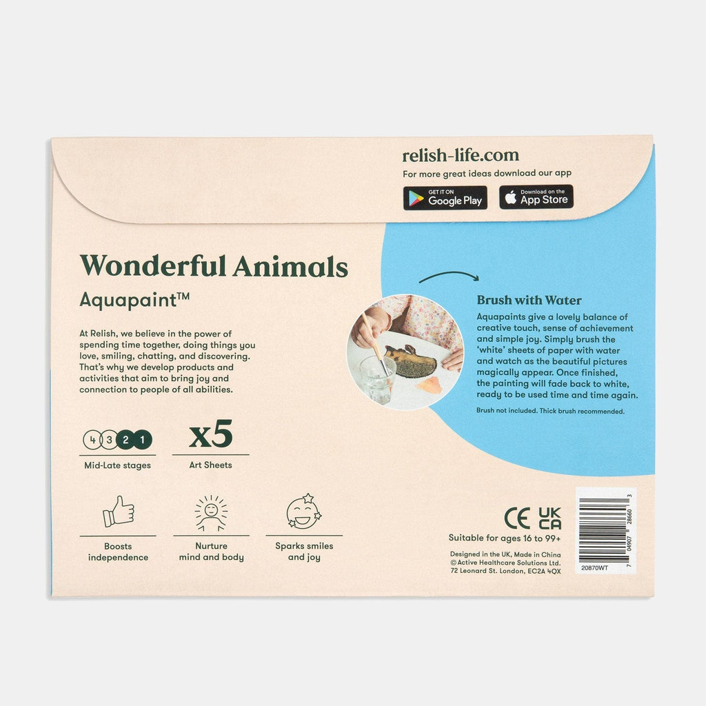 Relish Aquapaint Wonderful Animals - VAT Free