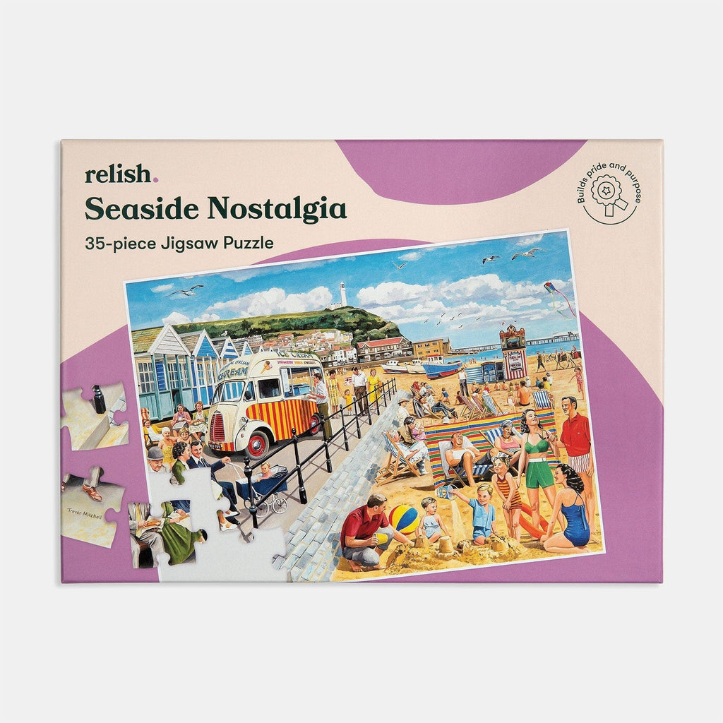 Relish Seaside Nostalgia 35 piece Jigsaw Puzzle - VAT Free