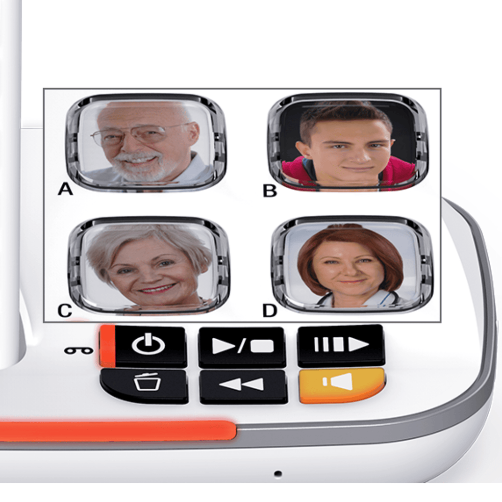 Story & Sons daily living aids Swissvoice Xtra 2355 A DECT combo with answering machine and enhanced comfort functions