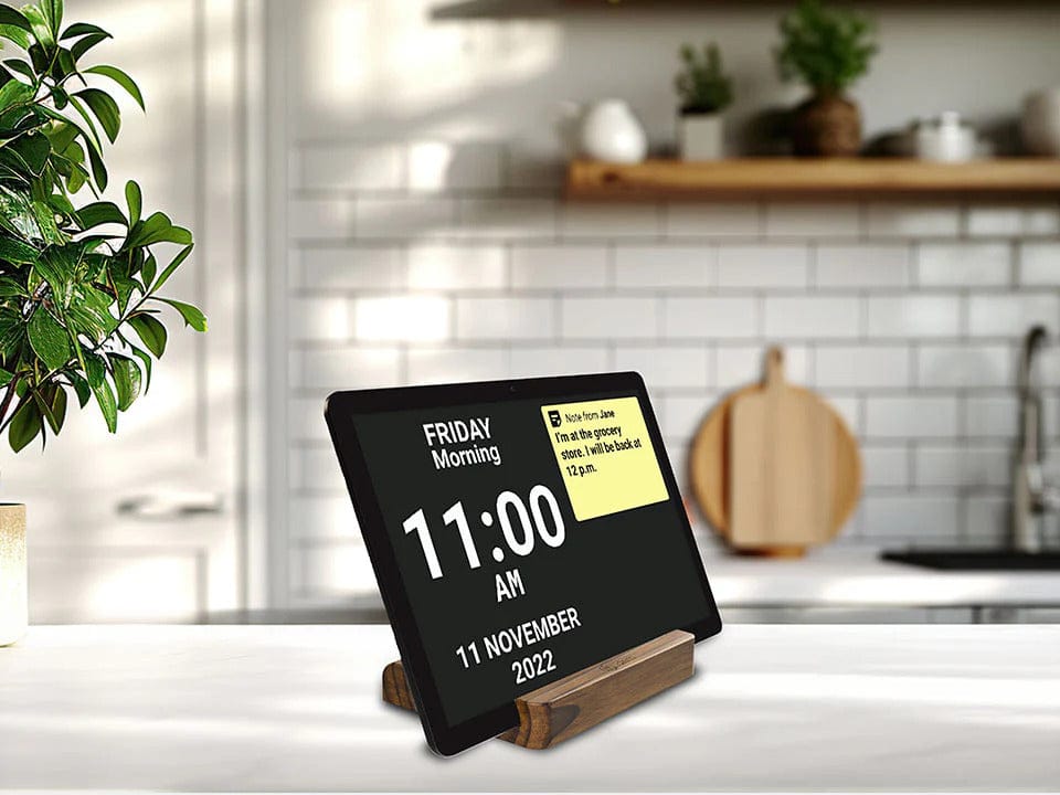 Story & Sons Digital Clock Wooden Stand for Idem Clock