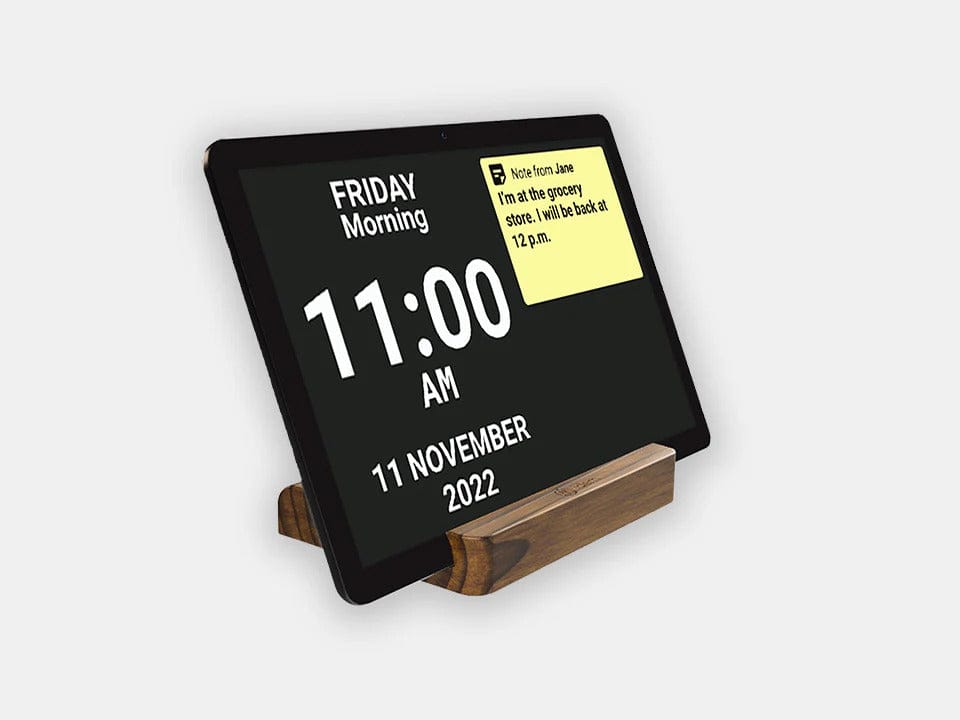 Story & Sons Digital Clock Wooden Stand for Idem Clock