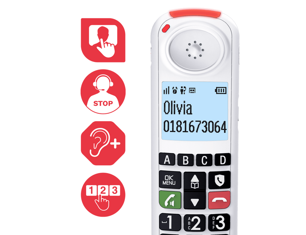 Story & Sons Swissvoice Xtra 2355 Duo Amplified Number Blocker Telephone and Additional Handset