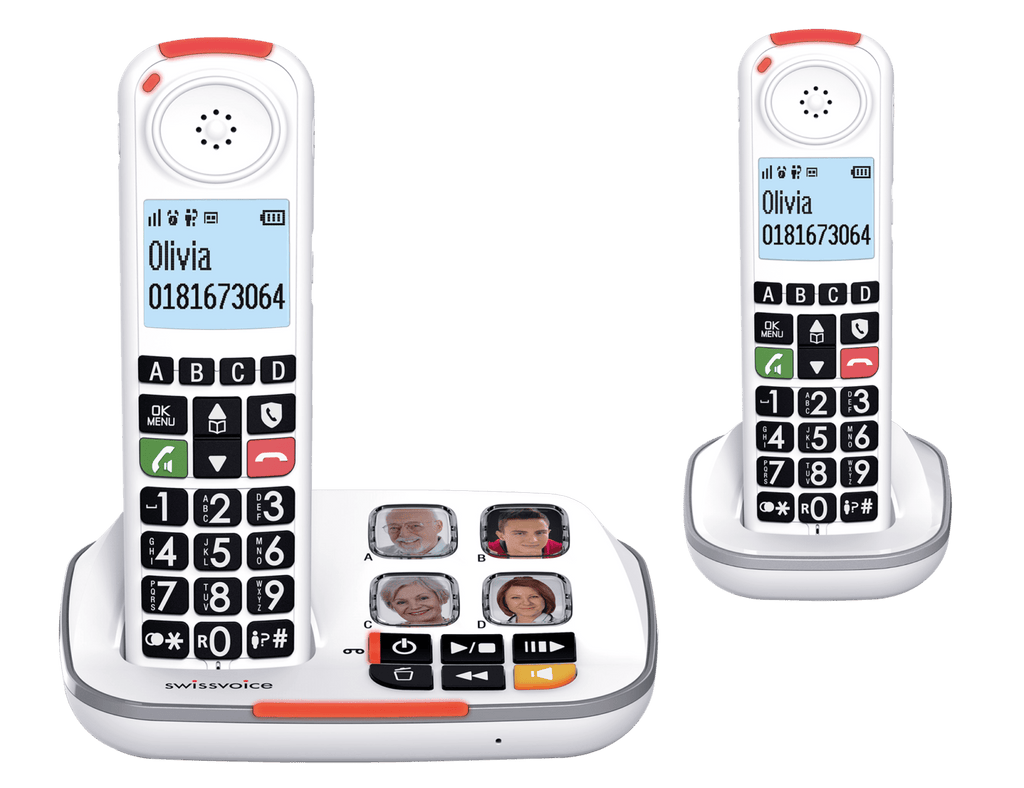 Story & Sons Swissvoice Xtra 2355 Duo Amplified Number Blocker Telephone and Additional Handset