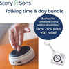 Story & Sons Talking time bundle - Talking button clock and talking key chain clock - VAT free