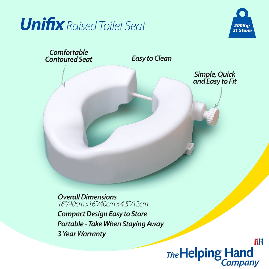 The Helping Hand Company daily living aids Unifix Toilet Seat Raiser - VAT Free