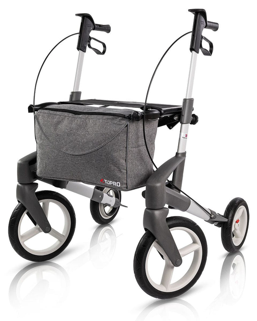 TOPRO daily living aids Silver TOPRO Olympos ATR with off road wheels- VAT Free
