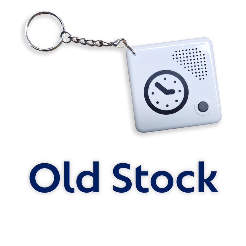 Used & Refurbished Old Stock - No Battery Talking Keychain Pocket Clock